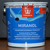 Алкидная Универсальная эмаль Миранол, Tikkurila MIRANOL 2.7л База А