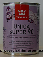 Уретано-алкидный глянцевый лак Уника Супер (Unica Super) 90 0,9л