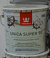 Уретано-алкидный глянцевый лак Уника Супер (Unica Super) 90 2,7л