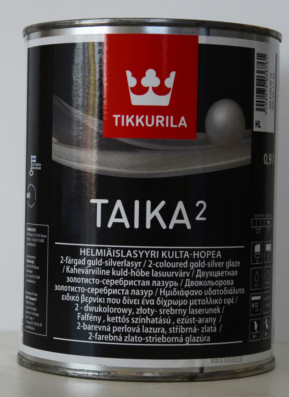 Тиккурила Тайка двухцветная перламутровая лазурь (TAIKA 2) 1л - фото 1 - id-p8630698