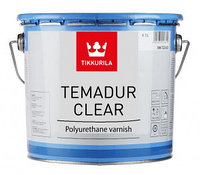 Temadur Clear, полиуретановый двухкомпонентный лак Темадур клиэ 4,5 л