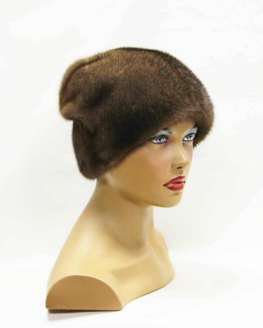 Женская шапка из меха норки "Кора" (пастель) - фото 1 - id-p8141550