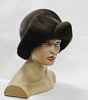 Женская меховая шляпа из норки "Диана" (пастель)