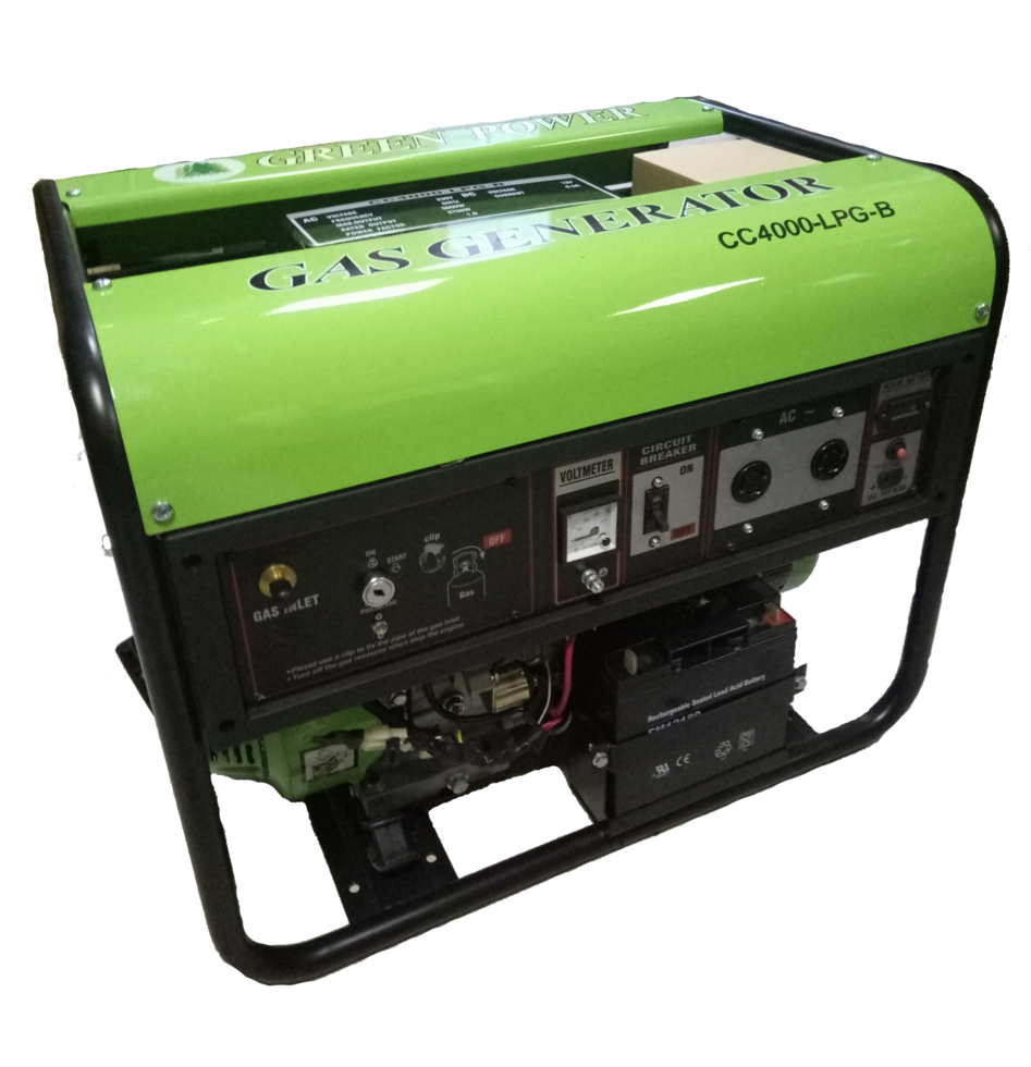 Газовый генератор Greenpower CC4000-LPG-B 4 Квт - фото 1 - id-p8646026
