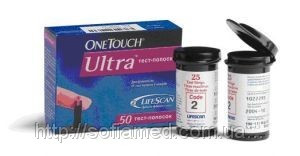 Тест-смужки OneTouch® Ultra® (50 шт.) - фото 1 - id-p1337802