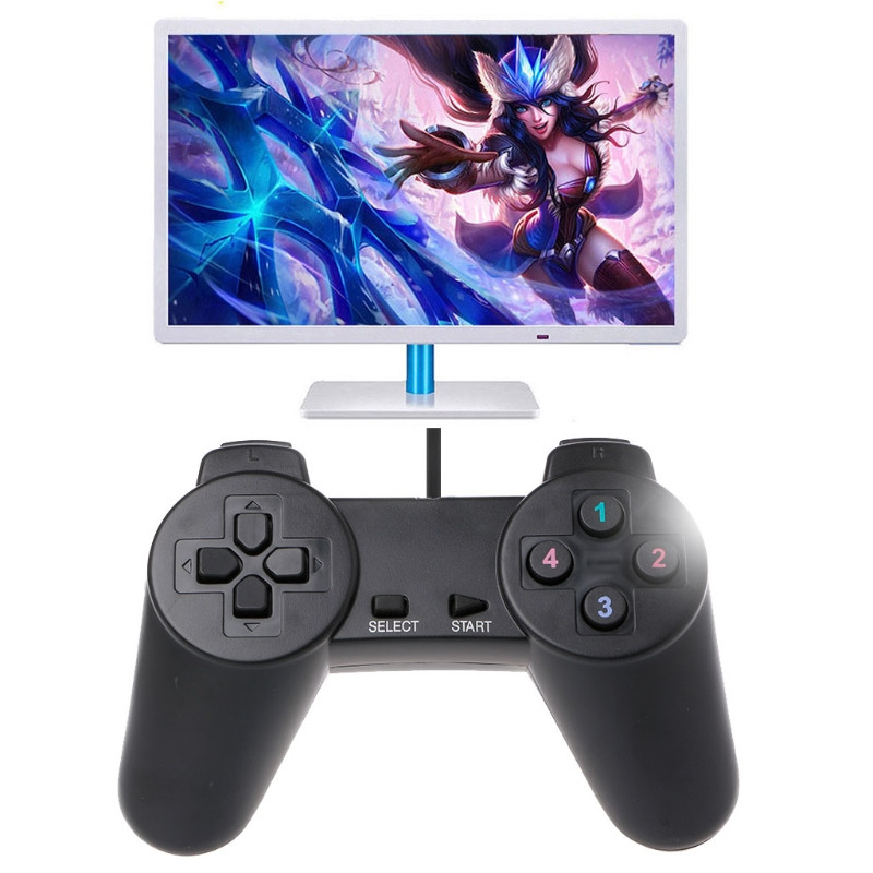 Игровой USB джойстик геймпад. Gamepad USB - фото 1 - id-p8724676