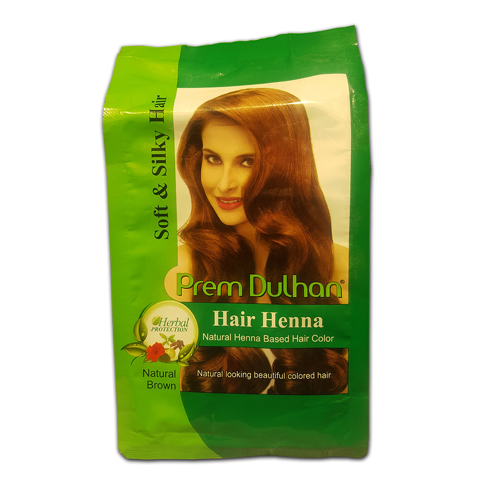 Хна для волос Prem Dulhan с добавлением индийских трав, 125 г - фото 1 - id-p8759463