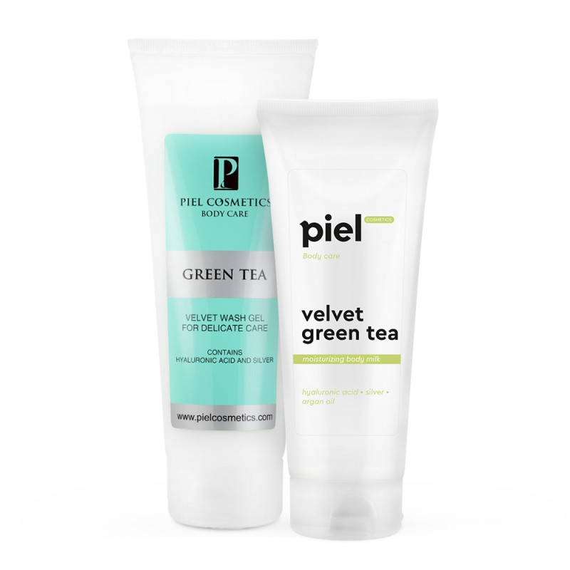 Комплекс «Velvet Green Tea. Очищение и уход за кожей тела» - фото 1 - id-p8765829