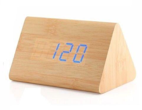 Деревянные часы LED Wooden Clock - фото 1 - id-p8772700