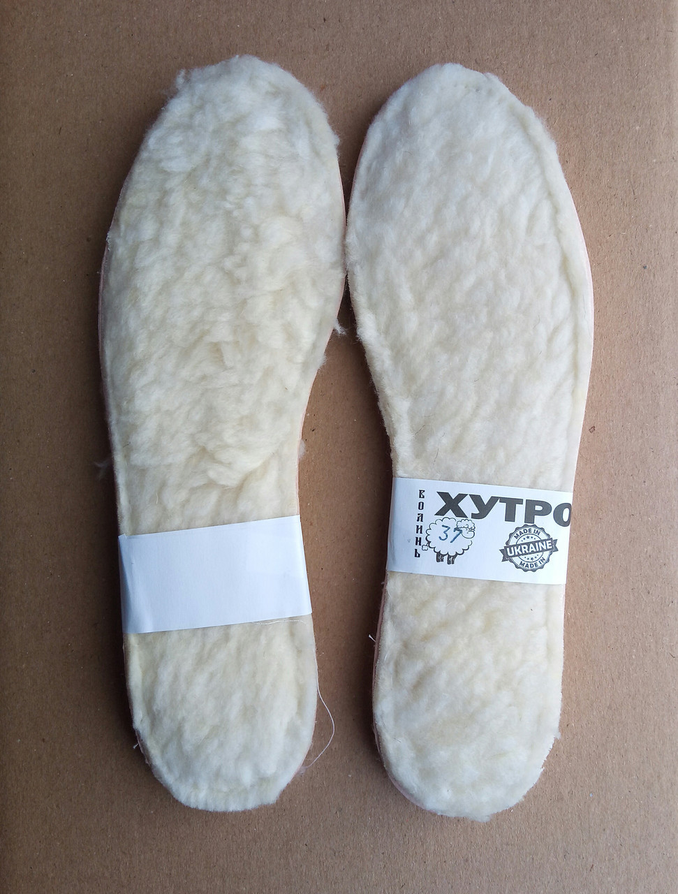 Стельки для обуви мех зима на кожкартоне размер 37 - фото 1 - id-p8789305