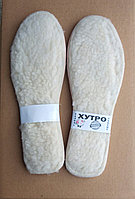 Стельки для обуви мех зима на кожкартоне размер 42