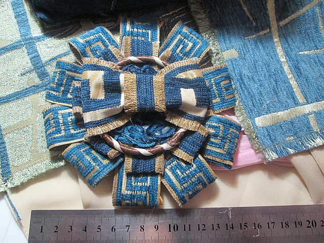 Цветок синий из плотной ткани - фото 1 - id-p1376218
