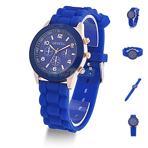 Часы женские Geneva синий - фото 1 - id-p1378823