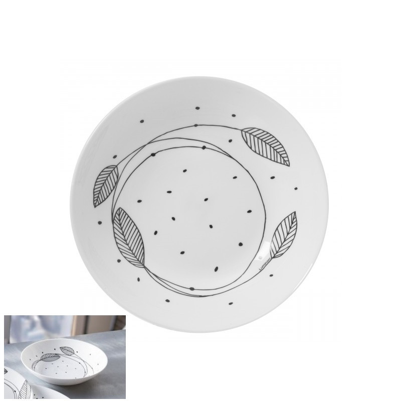 Тарелка суповая Luminarc Sketch 20 см N9692 - фото 1 - id-p8757959