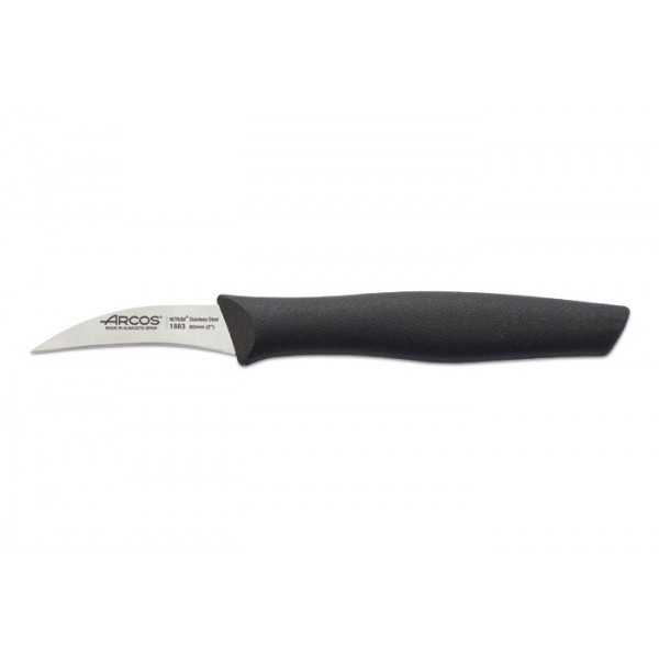 Нож выгнутый для чистки Arcos Nova 6 см черный 188300 - фото 1 - id-p8306654