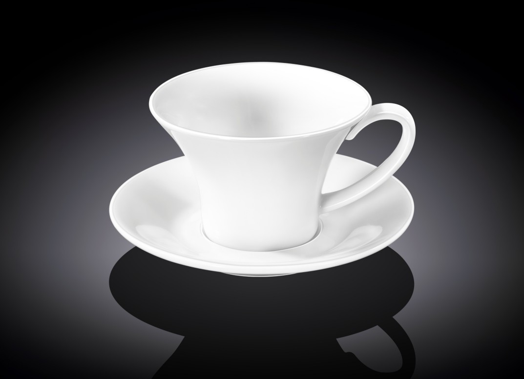 Чашка для капучино с блюдцем Wilmax 180 мл, WL-993169 - фото 1 - id-p5675692