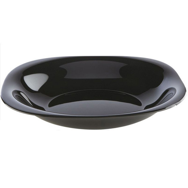 Тарелка суповая квадр. Luminarc Carine Black 21 см L9818/H3661 - фото 1 - id-p5562026