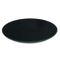 Поднос круглый из стекловолокна Winco 36 см черный 10057 ПМ