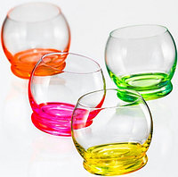 Набор стаканов Bohemia Crazy neon 390 мл 4 пр (D4904) b25250-D4904