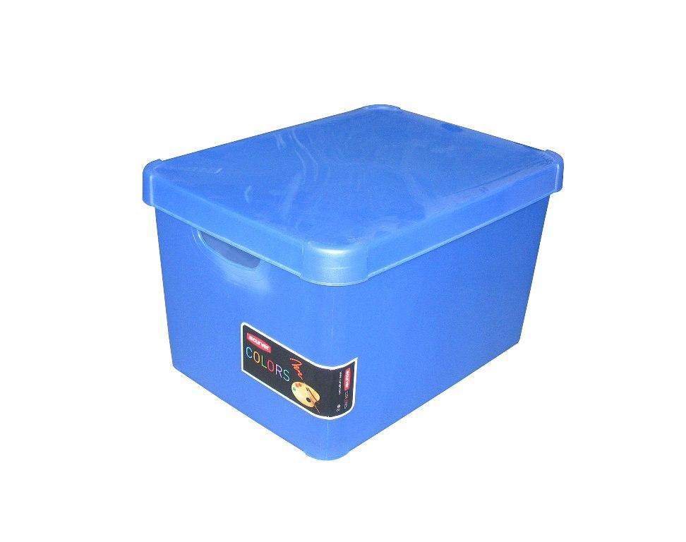Ящик для хранения CURVER Decos 23 л синий, 1812 - фото 1 - id-p8639780