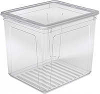 Ящик для хранения низкий Keeeper Clearbox 30 л с крышкой 2237