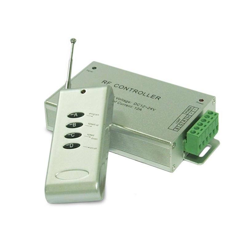 RGB контроллер 12A RF 144W 12V 4 кнопки - фото 1 - id-p5222777