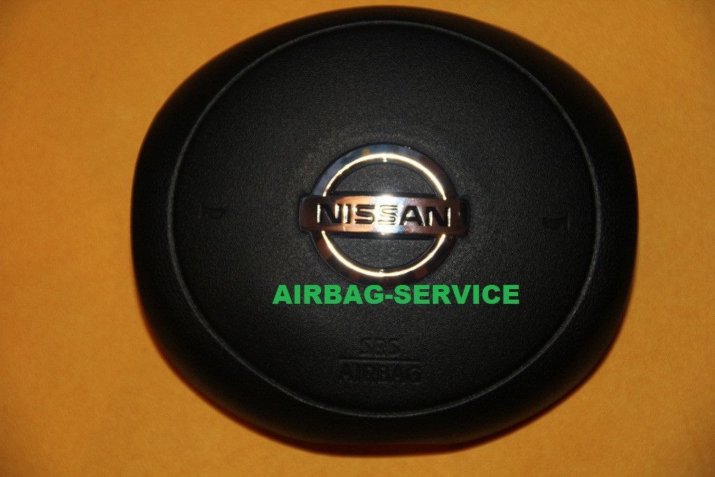 Накладка, заглушка на подушку безопасности, имитация Airbag, крышка в руль на Nissan Micra - фото 1 - id-p4183895