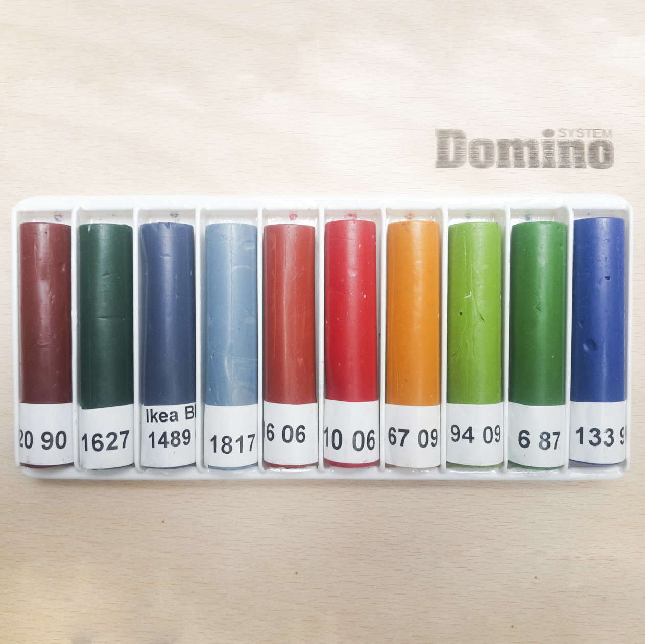 Серія крейди меблевої 10х8 см (кольорові відтінки) - фото 1 - id-p5349384