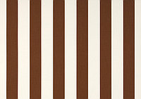 Маркізна тканина Чернівці Dickson 8552 ширина рулона 120см полоска коричневый/белый.