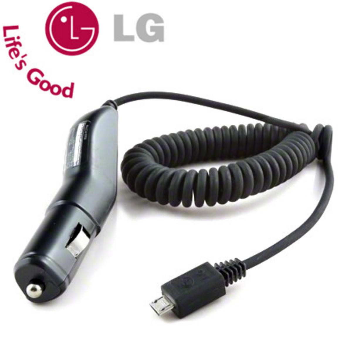 Автомобильное зарядное устройство LG CLA-305 MicroUSB - фото 1 - id-p4773493