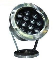 Подводный светодиодный светильник 12W одноцветный ip68 Ecolend - фото 1 - id-p8352725