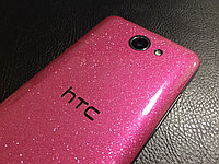 Декоративная защитная пленка для HTC Desire 516 розовый кварц