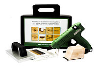 Набір для усунення пошкоджень на дерев'яних поверхнях "mini". Термошпаклівка з інструментами.