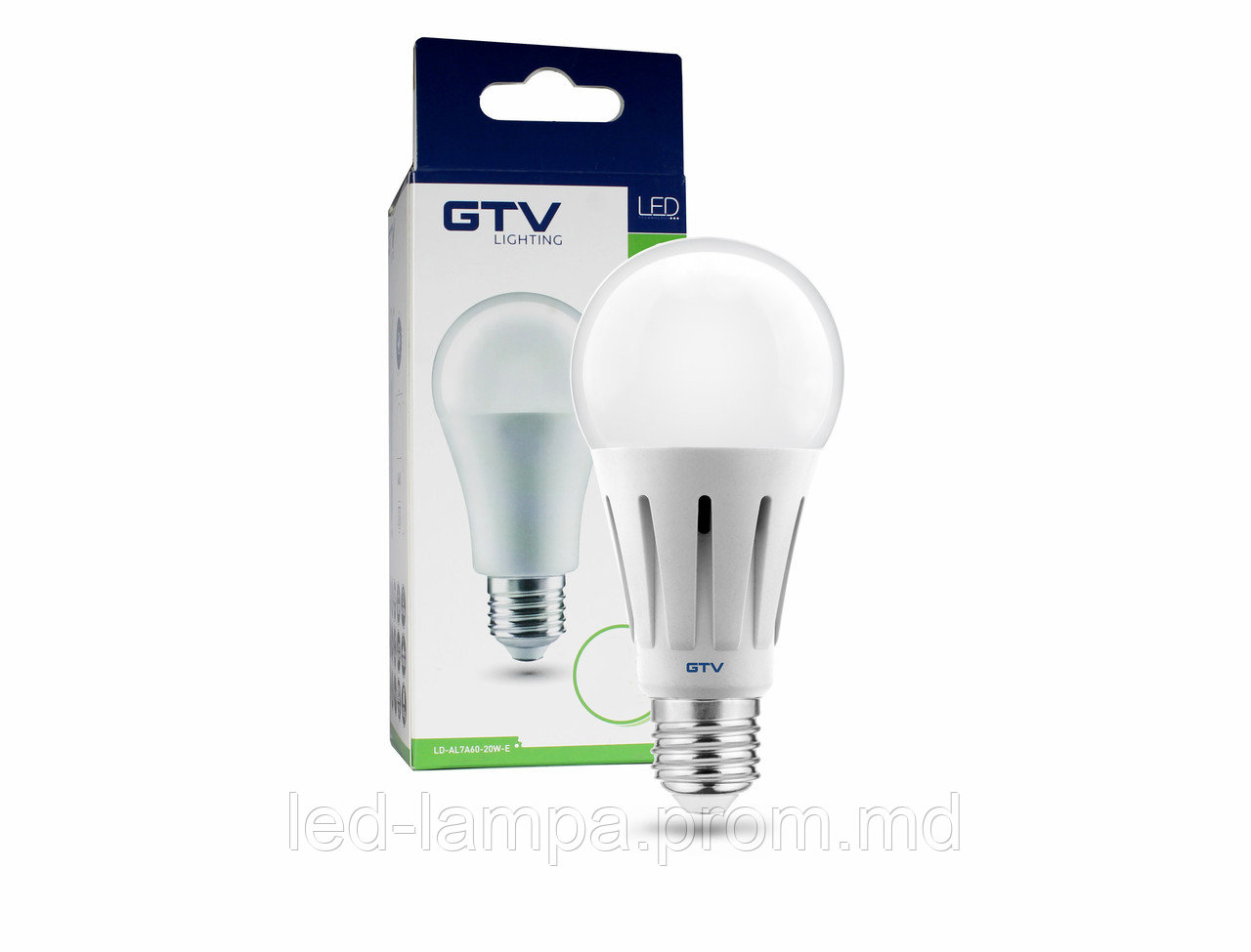 Светодиодная LED лампа GTV, 20W, E27, 4000К нейтральное свечение. Гарантия - 2 года - фото 1 - id-p8603340