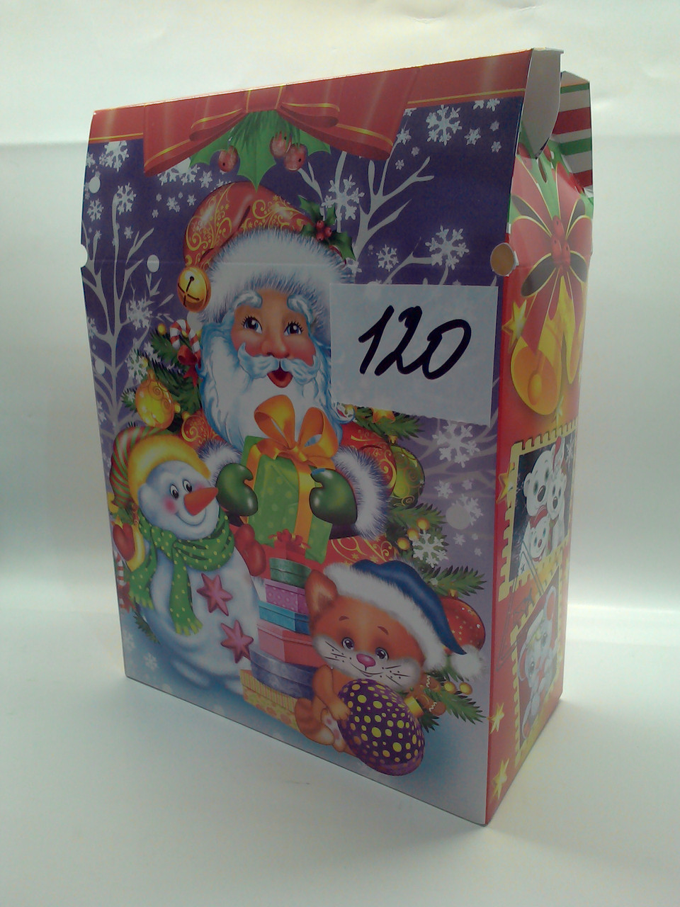 Упаковка для конфет Новый год 600 грамм - фото 1 - id-p8649408
