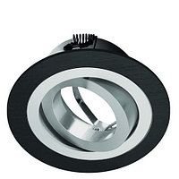 Светильник точечный GTV MORENA OP-OPROK1-20 круглый алюминий чёрный