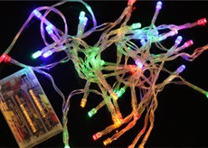 Светодиодная гирлянда 5 метров на батарейках мультицветная ECOLEND - фото 1 - id-p8772799