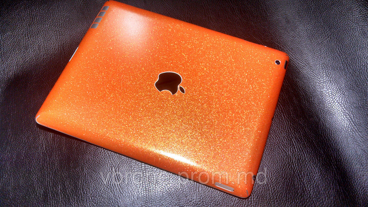 Декоративная защитная пленка для Ipad 4 оранжевый блеск - фото 1 - id-p3868264