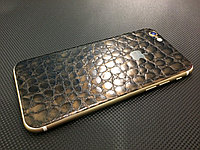 Декоративная защитная пленка для Iphone 6 "аллигатор коричневый"
