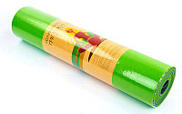 Коврик для йоги и фитнеса Yoga mat 2-х слойный TPE+TC 6mm FI-3046-11 ( 1.83*0.61*6mm) салатовый-зеленый