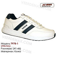 Мужские кожаные кроссовки Veer Demax размеры 41 - 46 43 ( стелька 27.5 см )