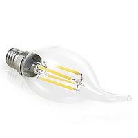 Светодиодная LED-filament лампа 4W E14 / C37 Dilux, Китай, Желтый, Белый