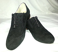 Туфли женские комфорт натуральная замша на шнуровке
