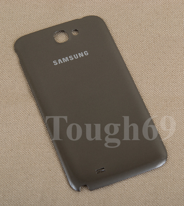 Задняя крышка корпуса для Samsung Galaxy Note II GT-N7100 Темно-серый - фото 1 - id-p4773604