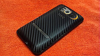 Декоративная защитная пленка для HTC HD7 карбон черный