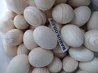 Пасхальные яйца деревянные заготовка крупные 7*5 см