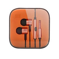 Наушники гарнитура Xiaomi earphones Piston v2 Оранжевый, Силикон, Проводные