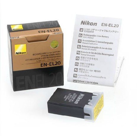 Dilux - Nikon EN-EL20 7.2V 1020mah Li-ion аккумуляторная батарея к фотокамере - фото 1 - id-p4773542
