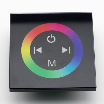 Стационарнный RGB touch контроллер 12A 144W 12V black - фото 1 - id-p4775182