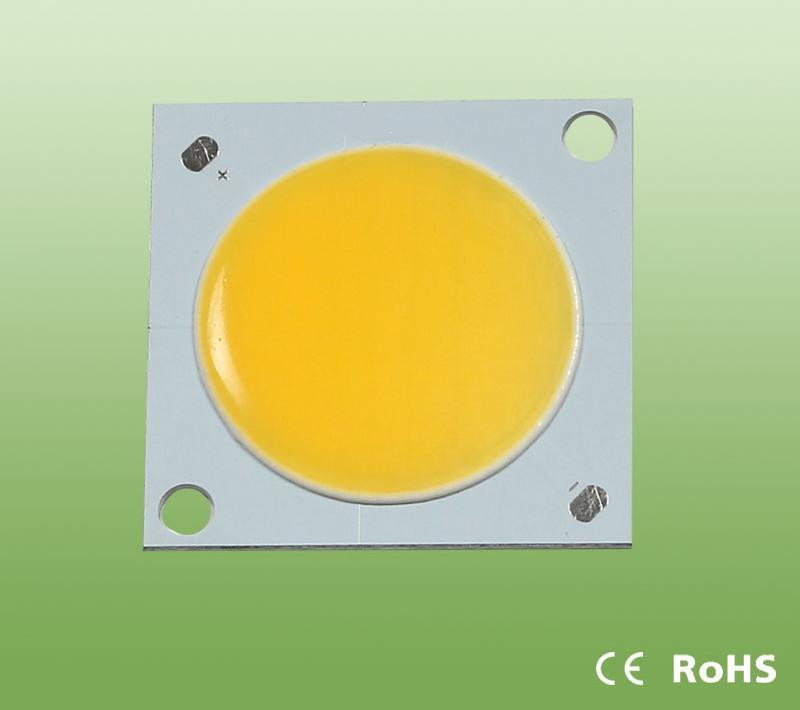 Светодиодная матрица COB LED 30w 20mm Теплый белый - фото 1 - id-p4775217
